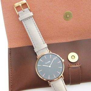 Cluse watch with grey band!